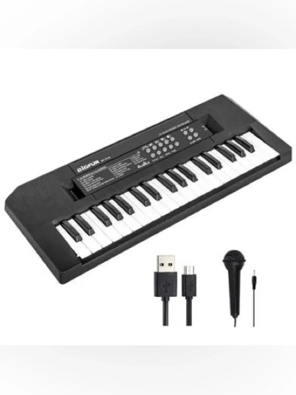 37-Key Electronic Keyboard - Black